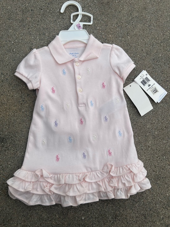 Other - Ralph Lauren Baby Pink Ruffle Dress